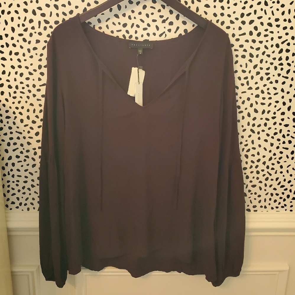 NWT Sanctuary L/S blouse